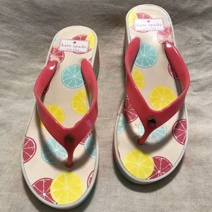 KATE SPADE Citrus Platform Sandals Size 7